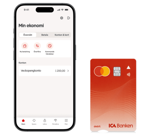 ICA Bankens app och bankkort