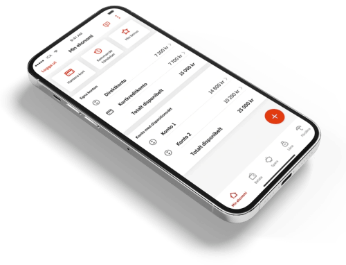 ICA Bankens app i en smartphone