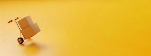 Flyttlådor på en pirra