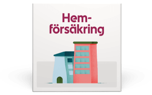 Produktbox för hemförsäkring.