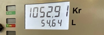 Dyrt att tanka - pris på diesel och bensin