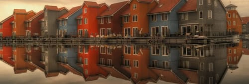 Radhus vid vattnet