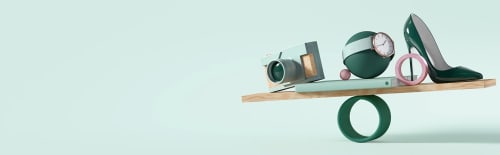 Vippbräda med fina saker