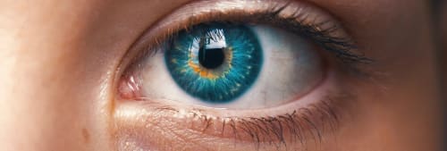 Ett blått öga. GDPR.