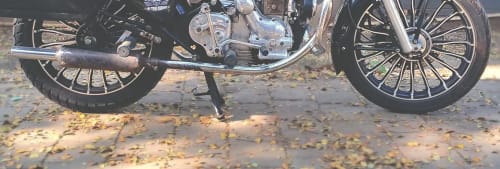 Underdelen av en motorcykel