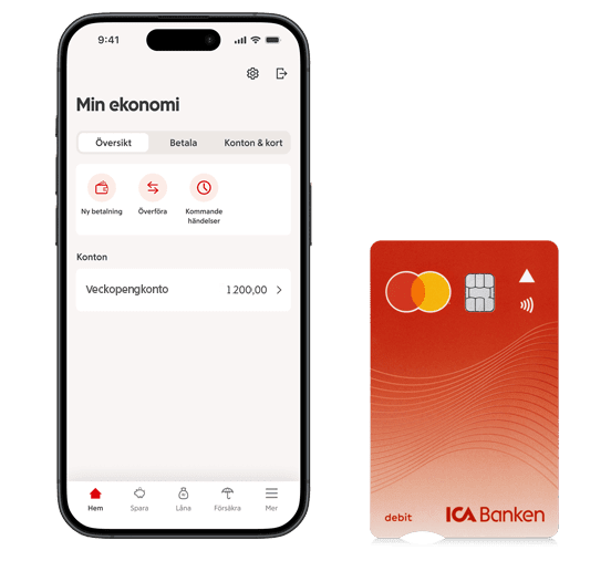 ICA Bankens app och bankkort