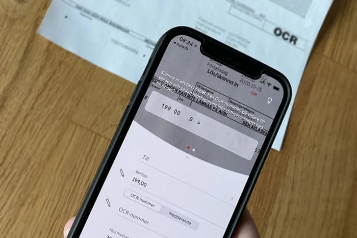 Scanna räkningar