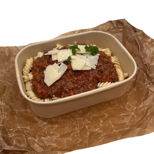 Pasta med smakrik köttfärssås. En favorit bland både stora och små!