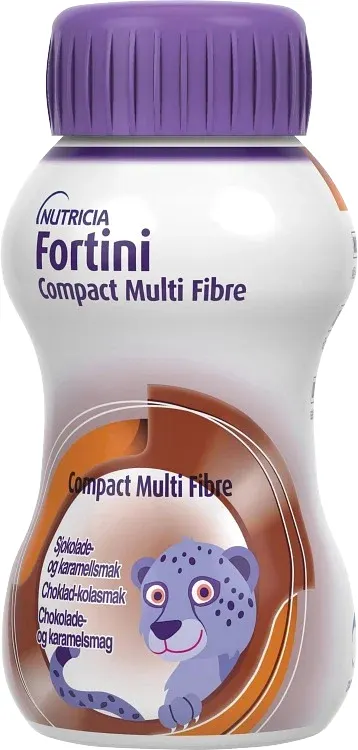 Fortini Compact Multi Fibre Choklad/Kola 4x125 ml - Näringsdrycker för barn