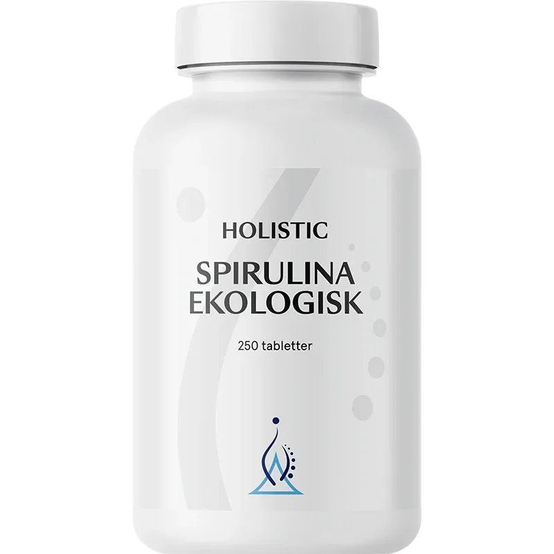 Holistic Sprirulina Ekologisk 250 st - Kosttillskott för veganer & vegetarianer