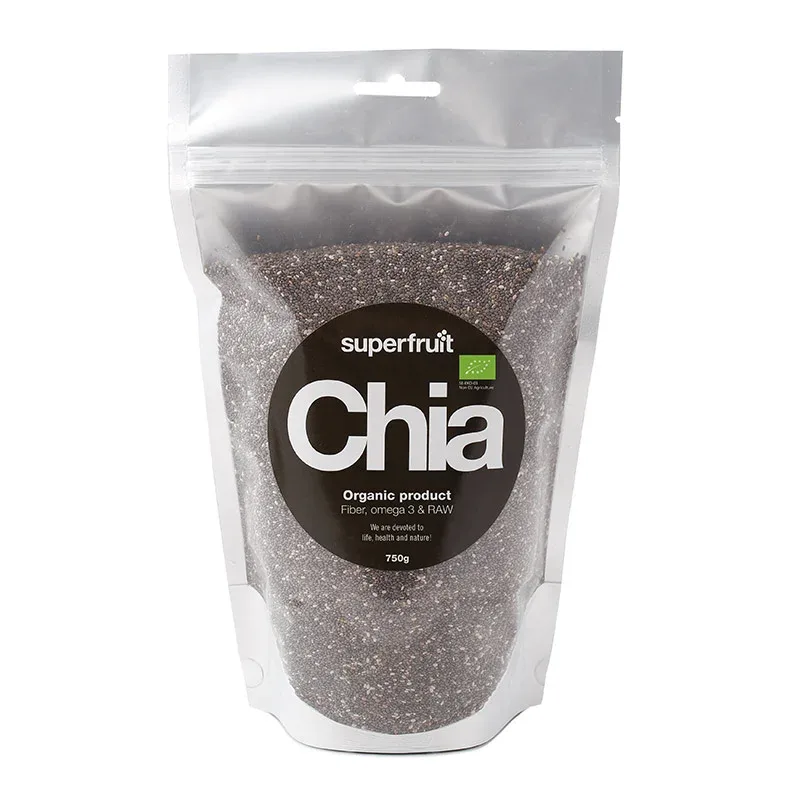 Superfruit Chia Seeds EKO 750 g - Müsli, flingor & gryn