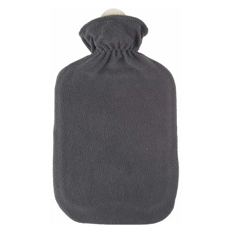 Sipacare Varmvattenflaska Fleece 2 liter Grå - Muskelvärk & träningsvärk