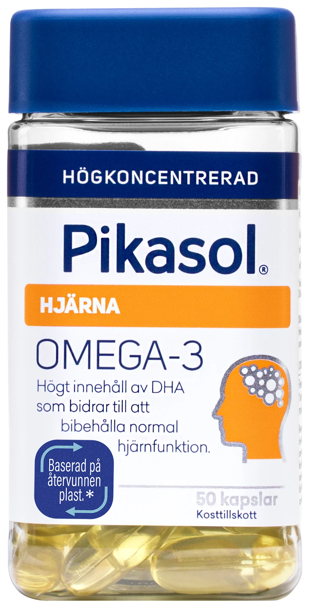 Pikasol Hjärna Kapsel 50st - Omega 3