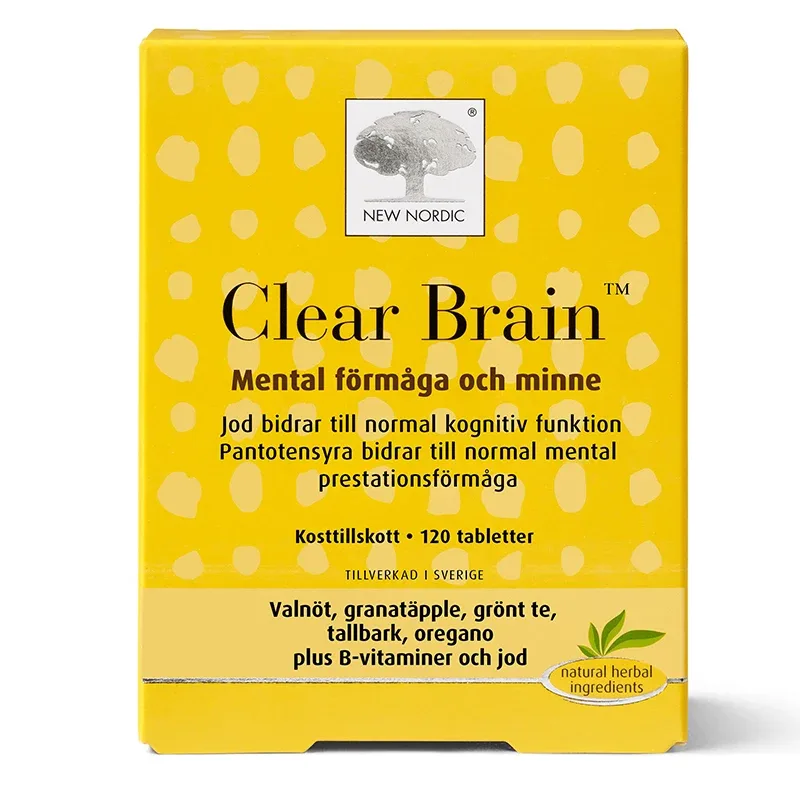 New Nordic Clear Brain 120 st - B-vitamin
