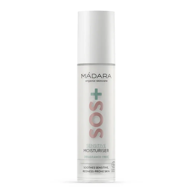 Mádara SOS+ Sensitive Moisturiser 50ml - Återfuktande ansiktskräm