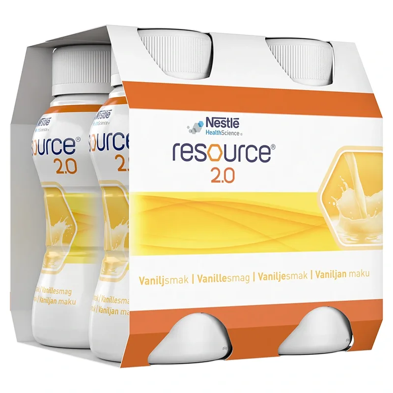 Resource 2.0 Vanilj 4x200 ml - Näringsdrycker