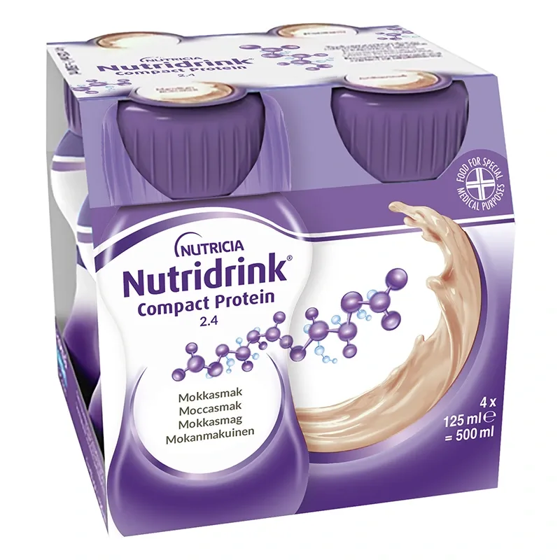 Nutridrink Compact Protein drickfärdigt Mocca 4x125ml - Näringsdrycker