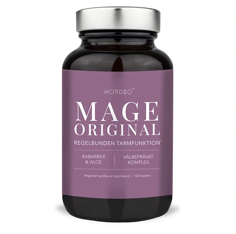 Nordbo Mage 120 kapslar - Kosttillskott för mage