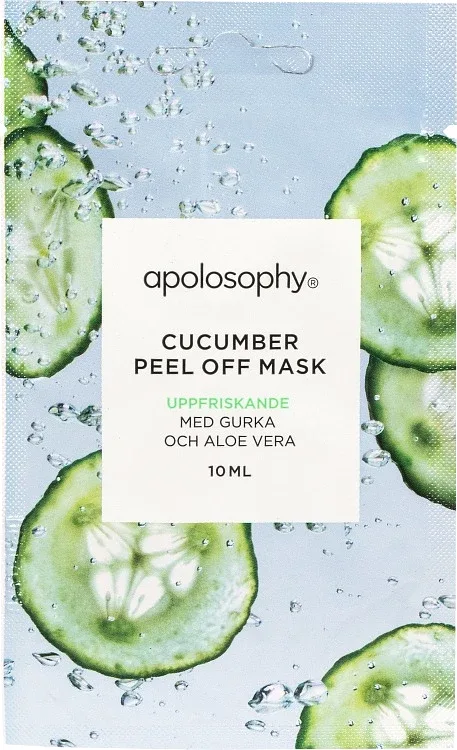 Apolosophy ansiktsmask Cucumber Peel-off Mask 10 ml