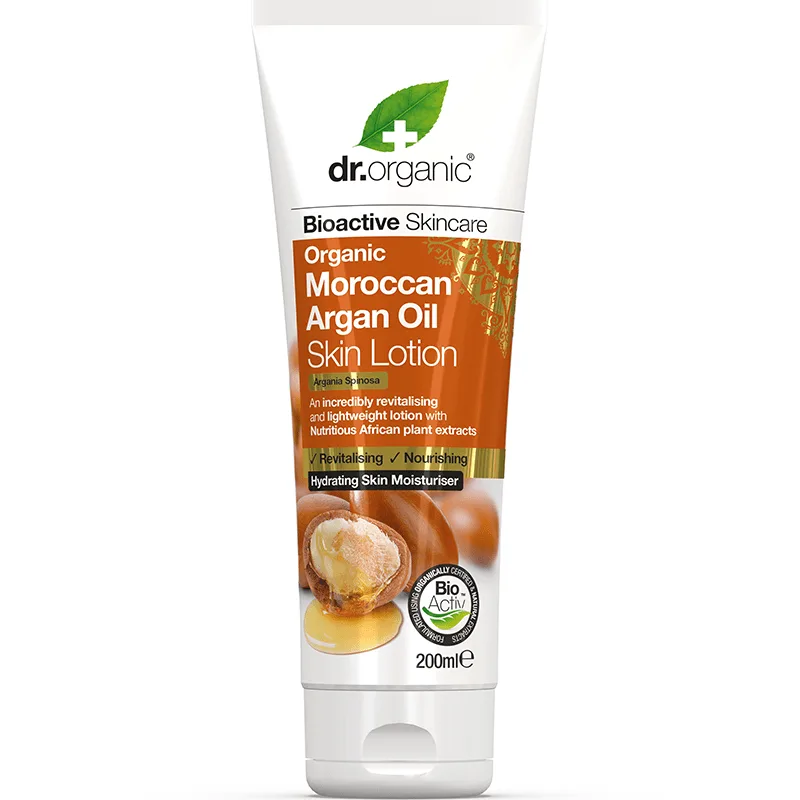 Dr. Organic Moroccan Argan Oil Skin Lotion 200 ml - Ekologisk