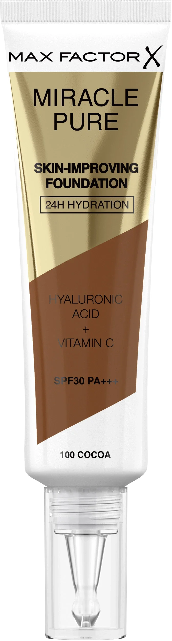 Max Factor Miracle Pure Foundation 100 Cocoa - Flytande foundation