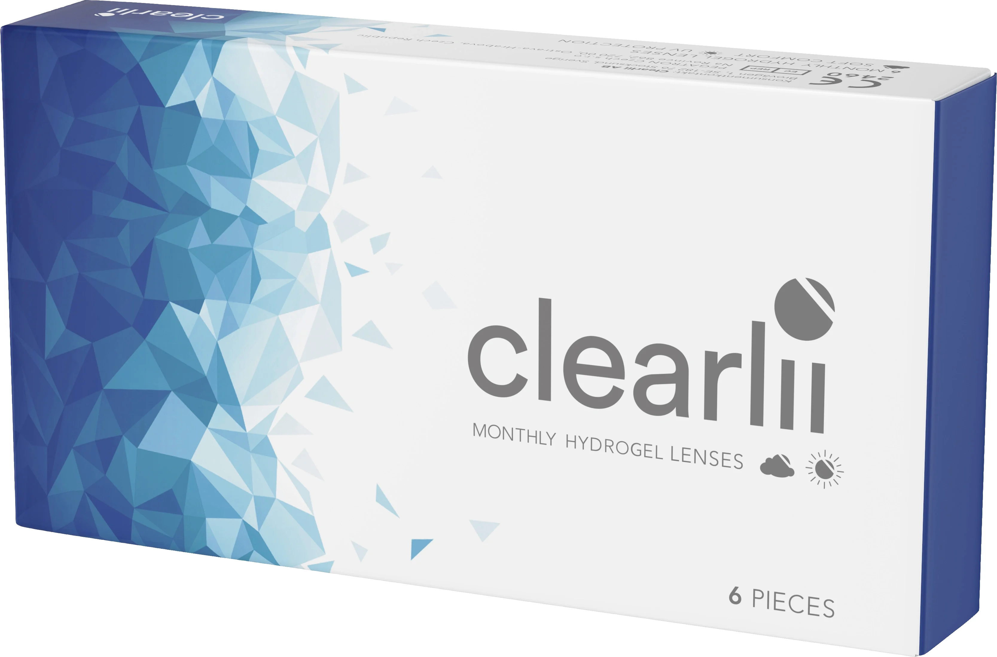 Clearlii Monthly Hydrogel Lenses månadslins 6-pack -5.75 - Månadslinser