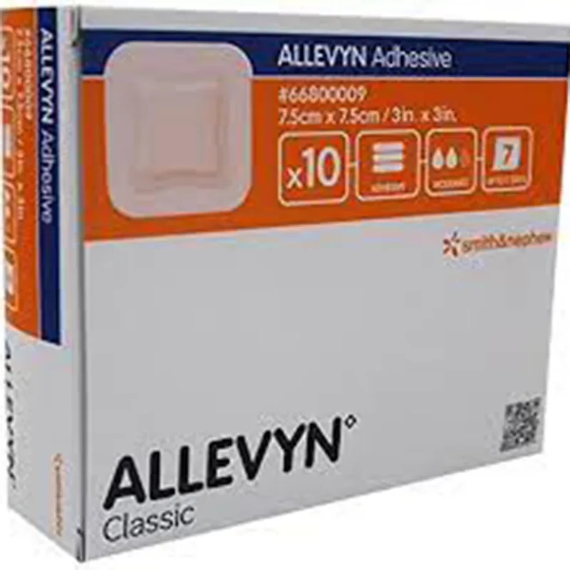 Allevyn Adhesive 7,5 x 7,5 cm 10styck - Förband