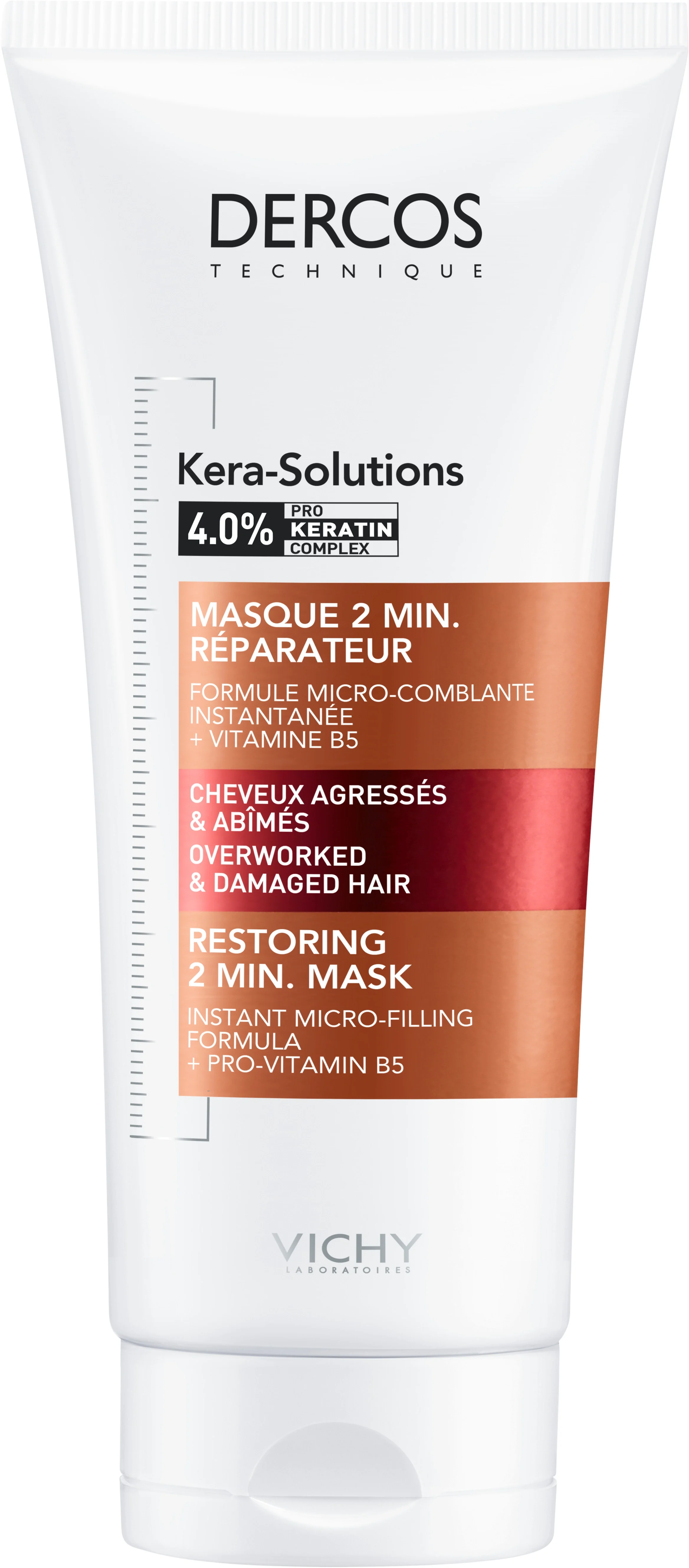 Vichy Dercos Kera-Solutions Inpackning 200 ml - Hårinpackning
