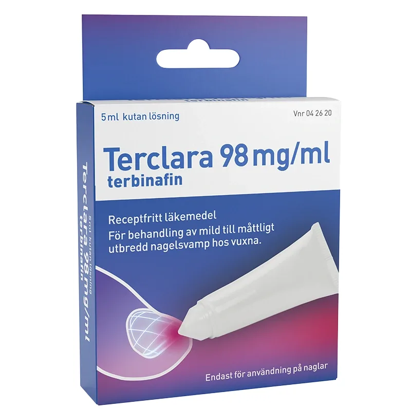 Terclara Kutan lösning 98mg/ml Tub, 5ml - Nagelsvamp