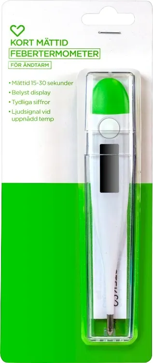Hjärtats febertermometer för ändtarm - Febertermometer