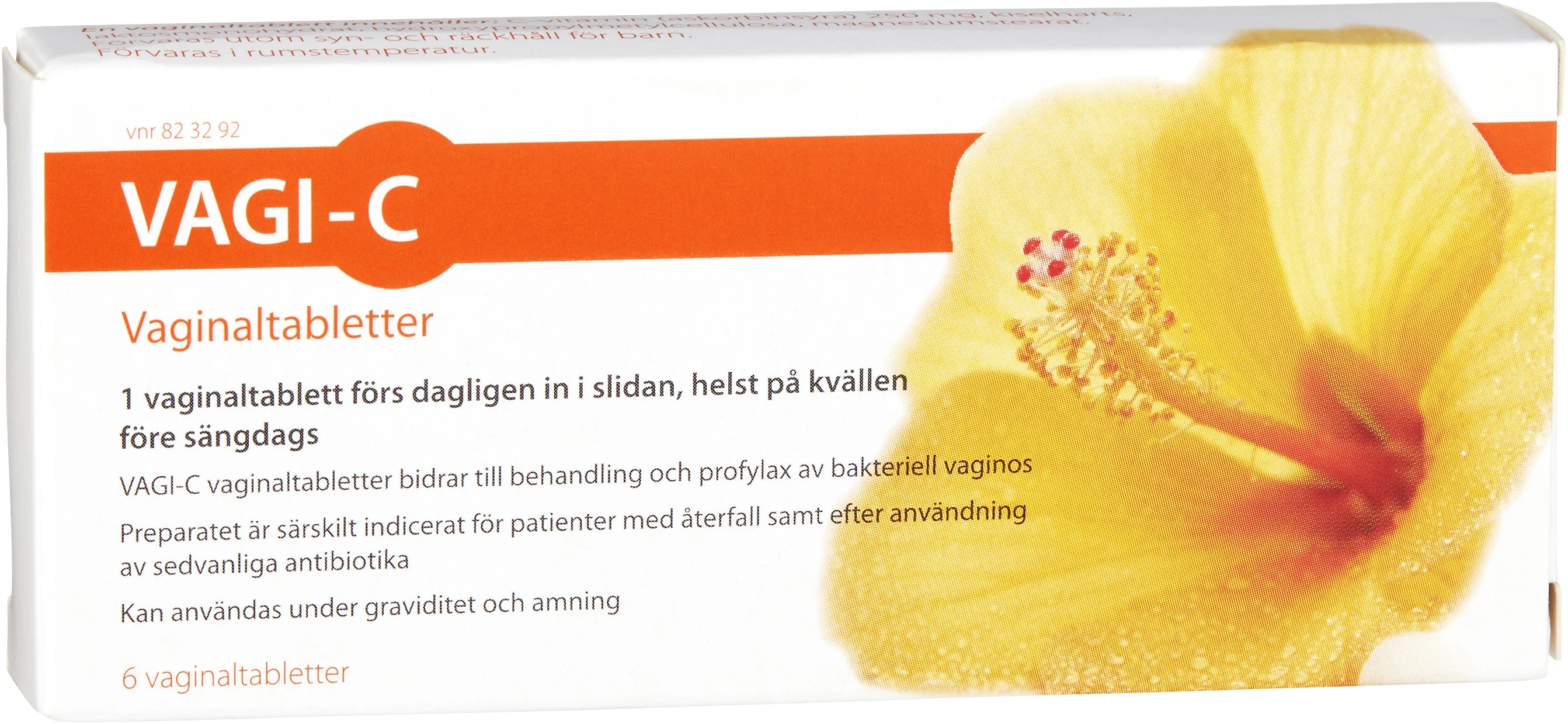 Vagi-C 6 Vaginaltabletter - Obalans i underlivet