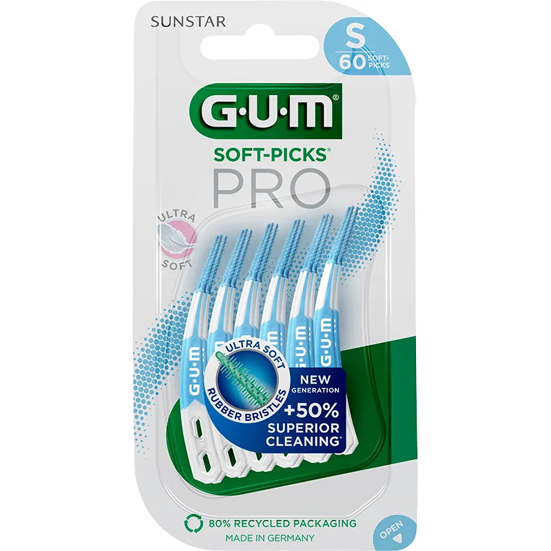 GUM Soft-Picks PRO Small 60 st - Mellanrumsborstar