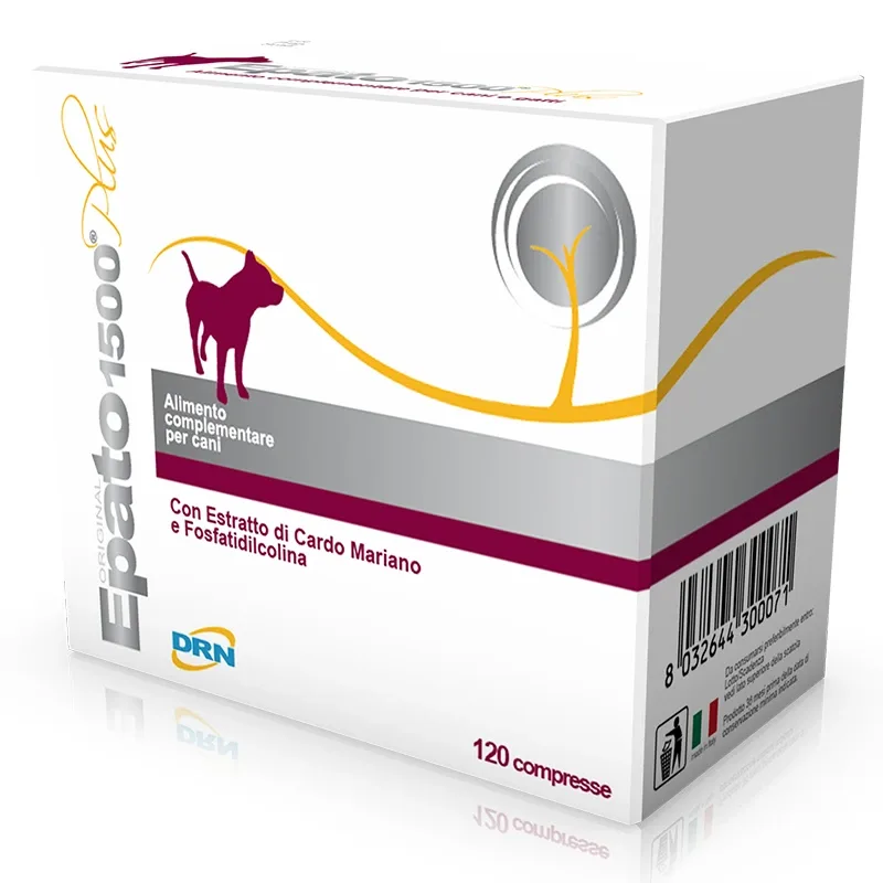 DRN Epato 1500 Kompletteringsfoder 120 tabletter - Fodertillskott hund