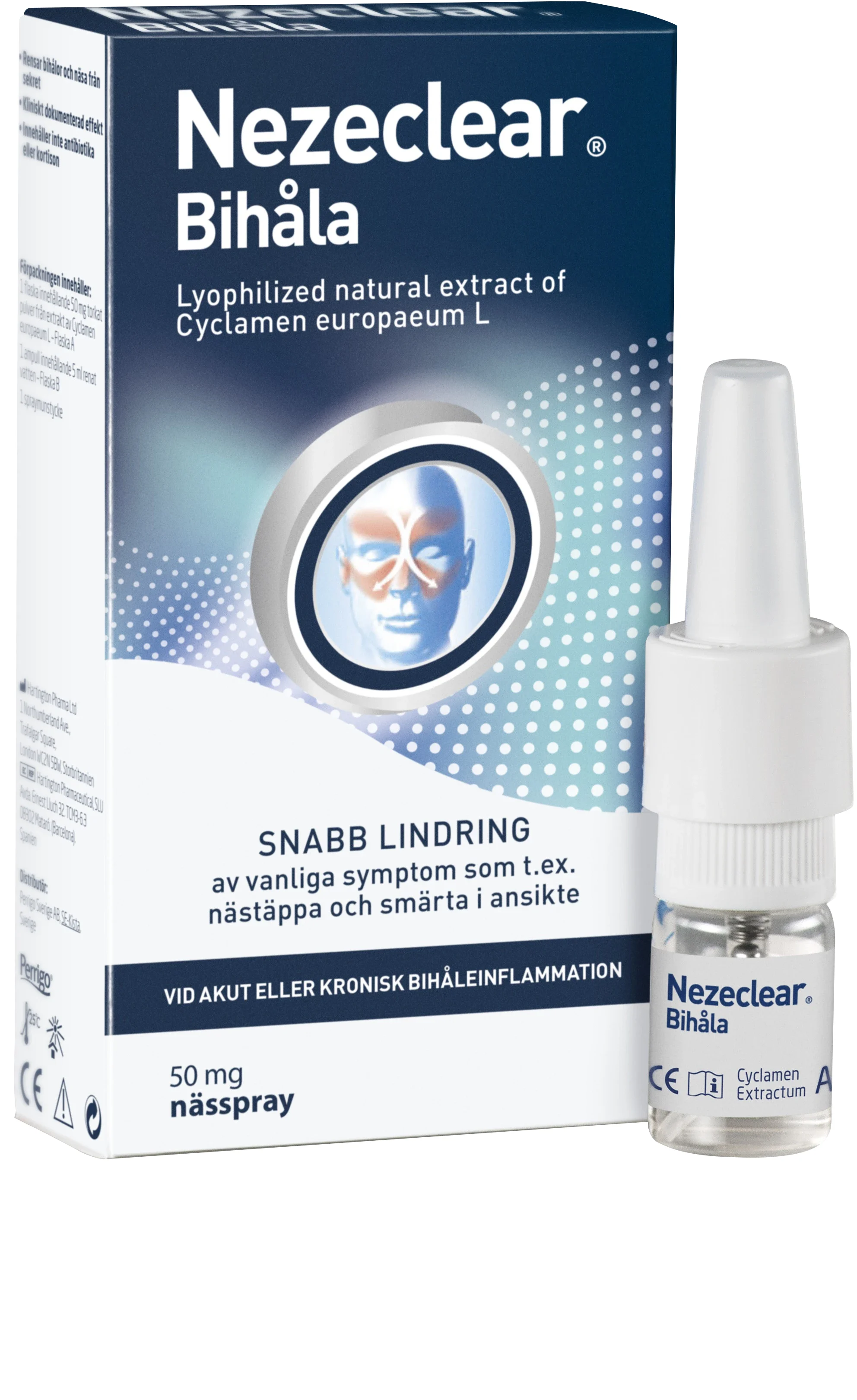 Nezeclear Nässpray Bihåla 0,05 g - Bihåleinflammation