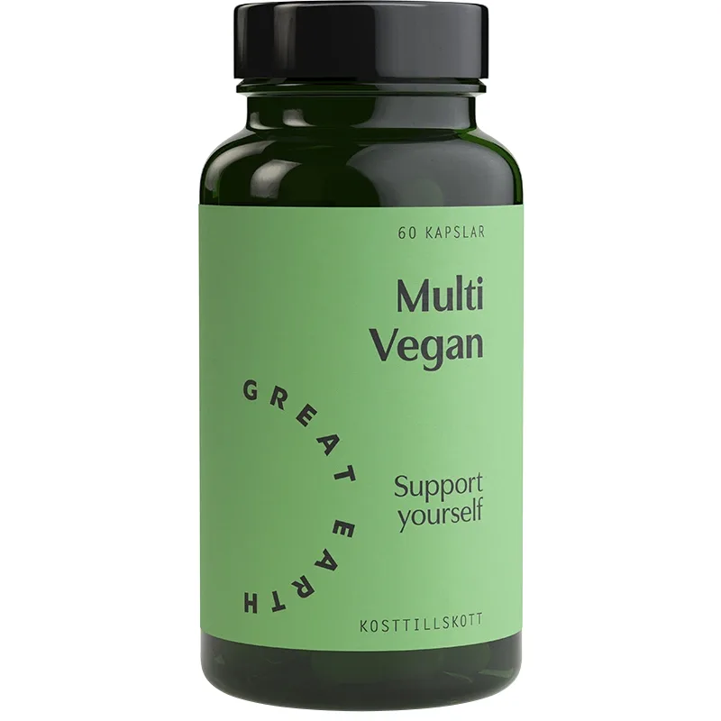 Great Earth Multi Vegan 60 kapslar - Multivitamin