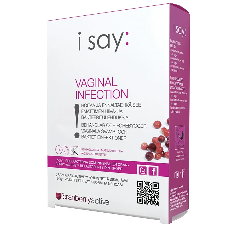 I Say: Vaginal Infektion 7 vaginaltabletter - Obalans i underlivet