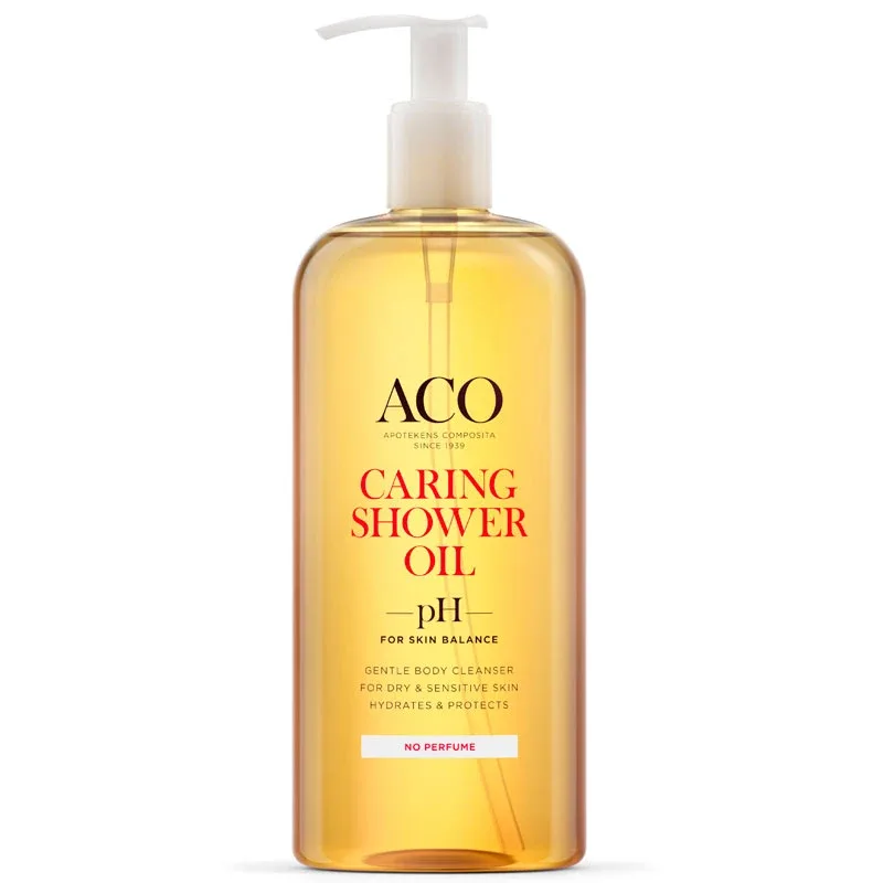 ACO Caring Shower Oil oparfymerad 400 ml - Duscholja