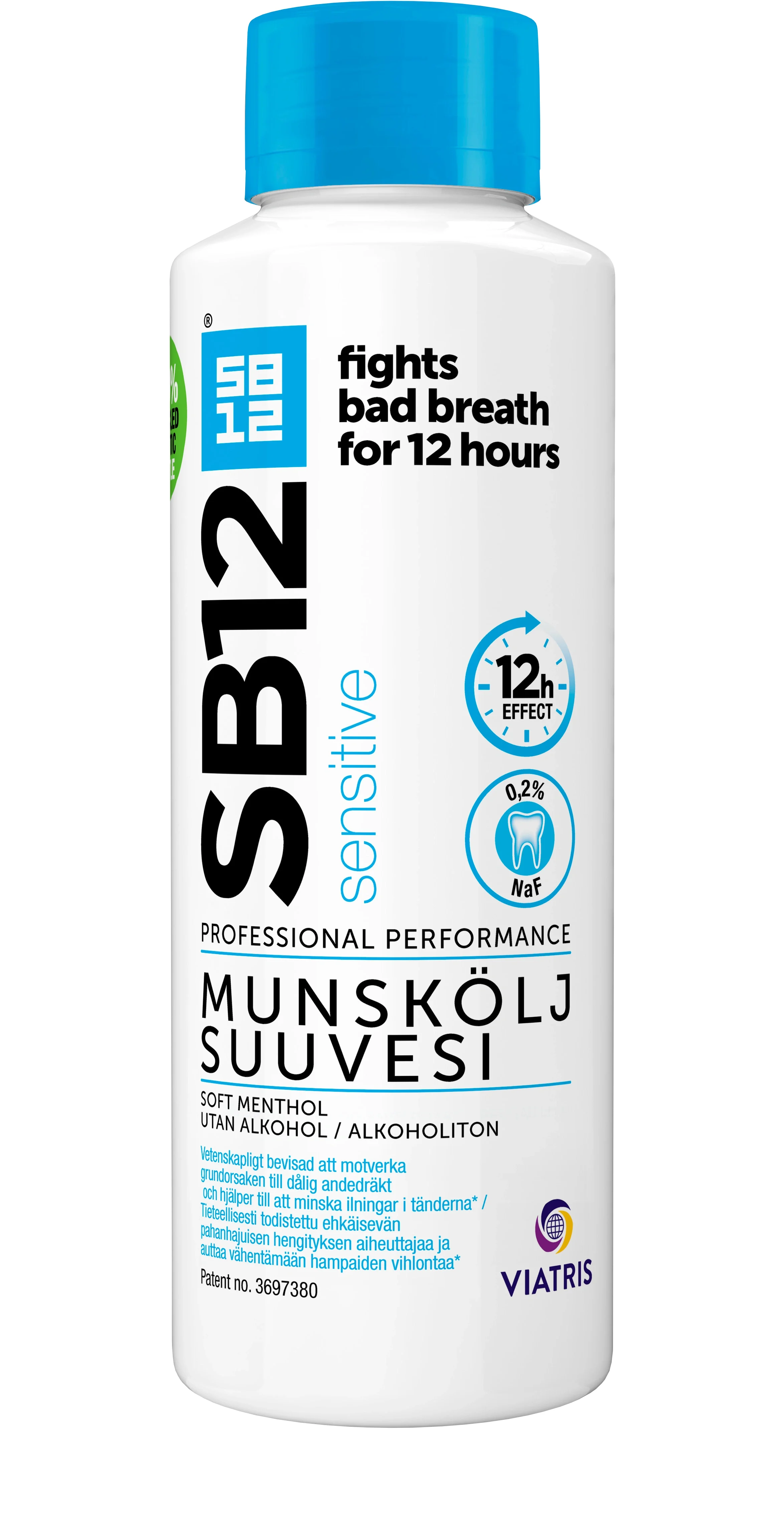 SB12 Sensitive Munskölj 500 ml - Munskölj mot dålig andedräkt