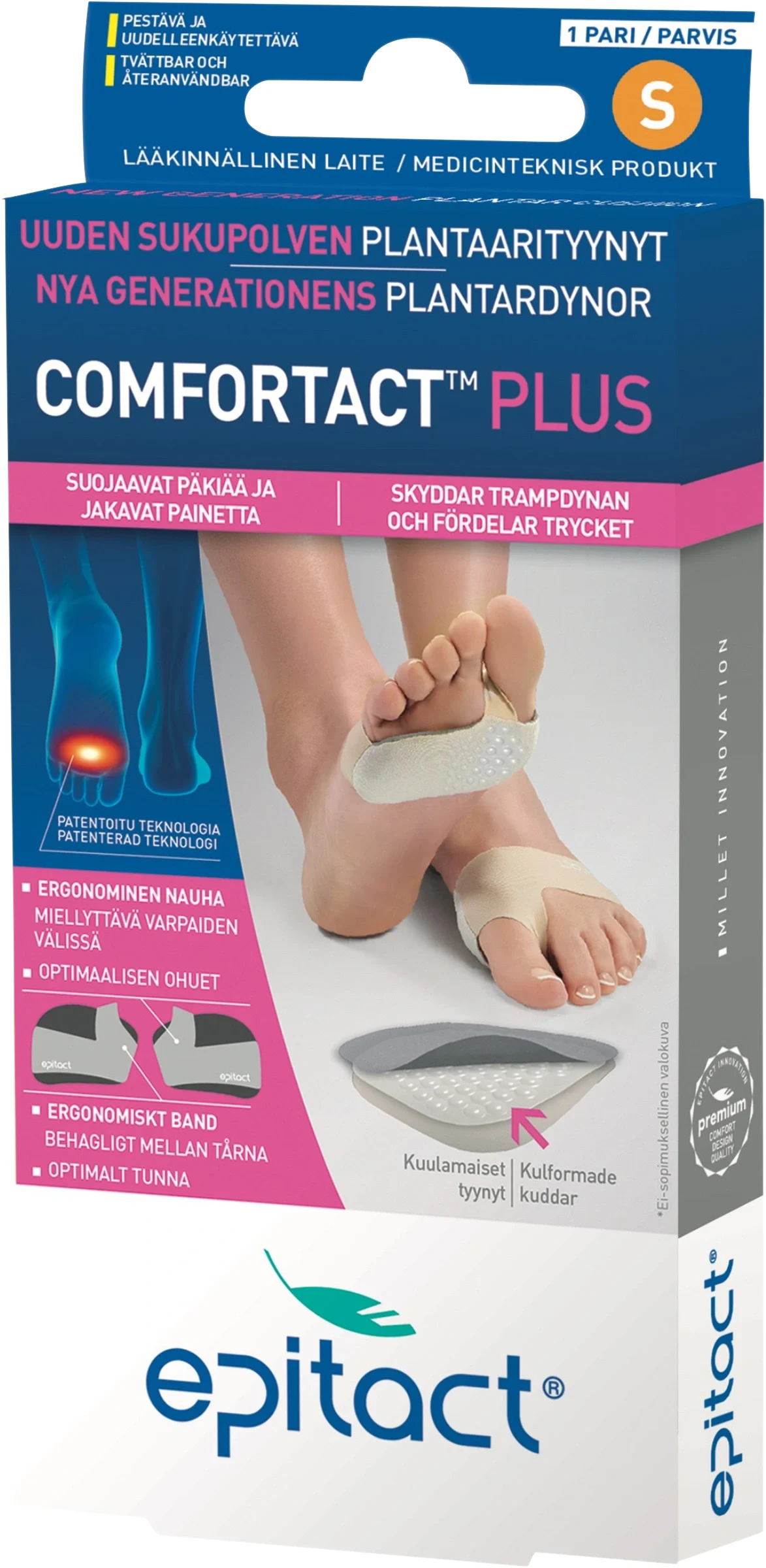 Epitact Comfortact Plus 2 st S - Skosulor & skoinlägg