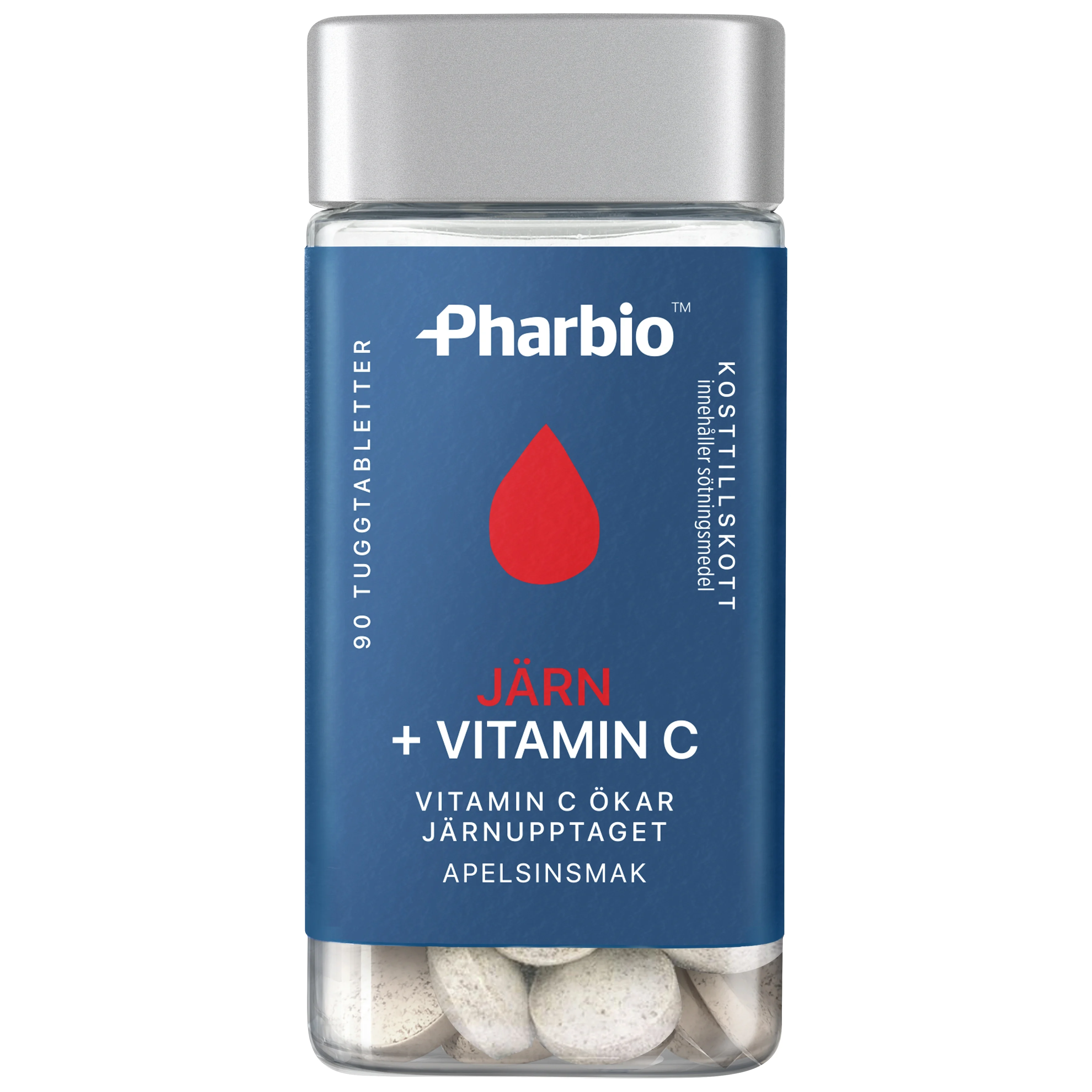 Pharbio Järn + Vitamin C 90 st - C-vitamin