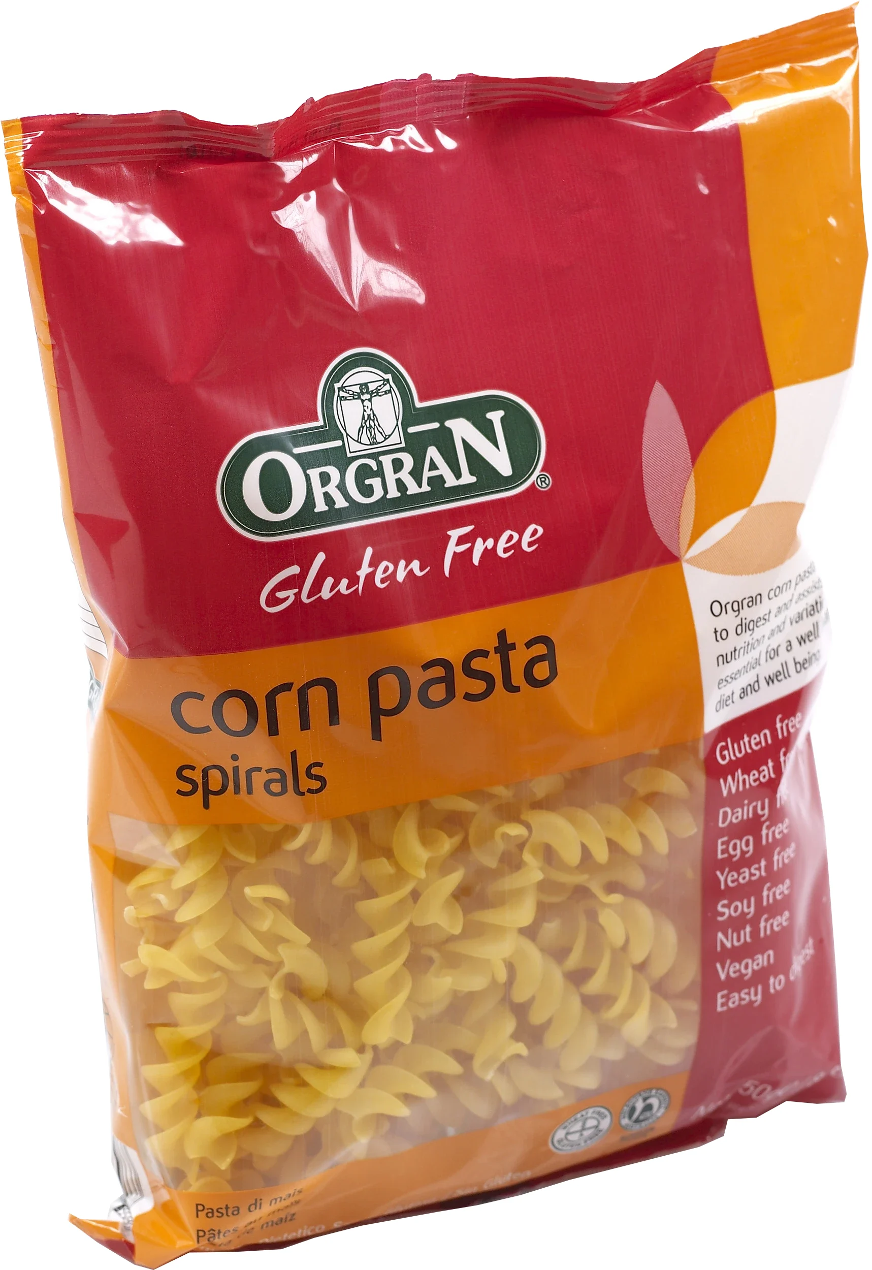 Orgran Majsspiraler glutenfri glutenfri pasta 250gram - Specialkost för barn