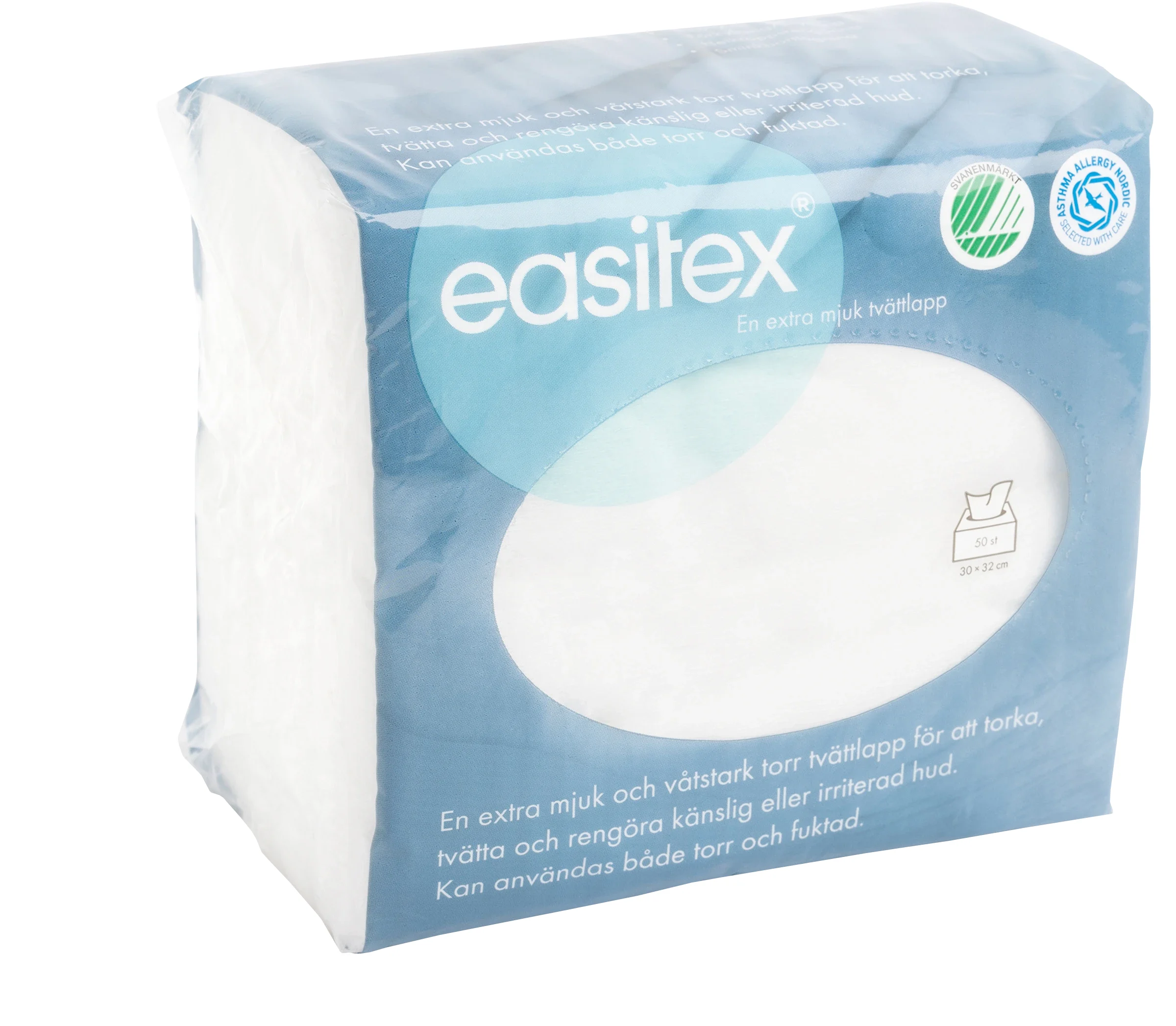 EasiTex Tvättlapp Extra mjuk 50st - Tvättlappar