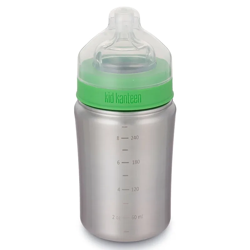 Klean Kanteen Baby Bottle Brushed Stainless 266 ml - Nappflaskor & vällingflaskor