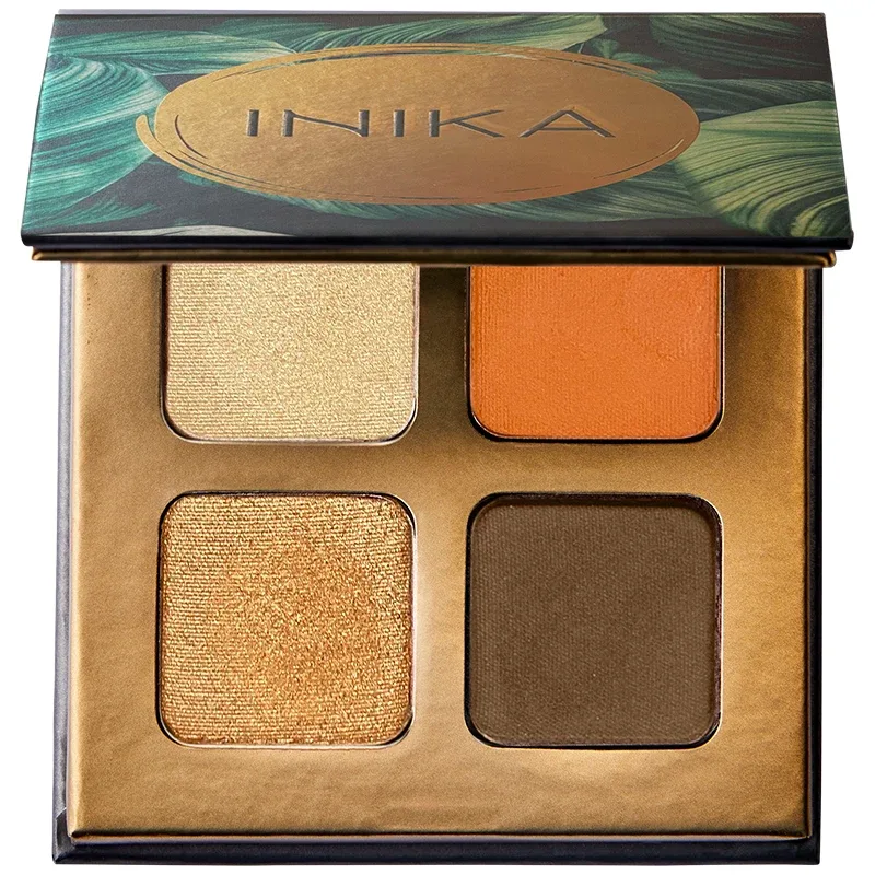 INIKA Eyeshadow Quad 8 g Sunset - Ögonskuggspalett