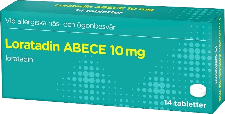 Loratadin ABECE Tablett 10 mg 14 st - Allergitabletter mot pollenallergi