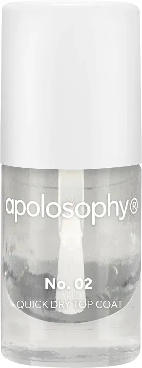 Apolosophy Quick Dry Top Coat 4,5 ml - Bas- & topplack