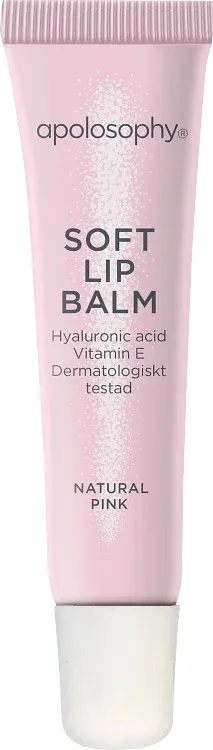 Apolosophy Soft Lip Balm Natural Pink 12 ml - Läppbalsam