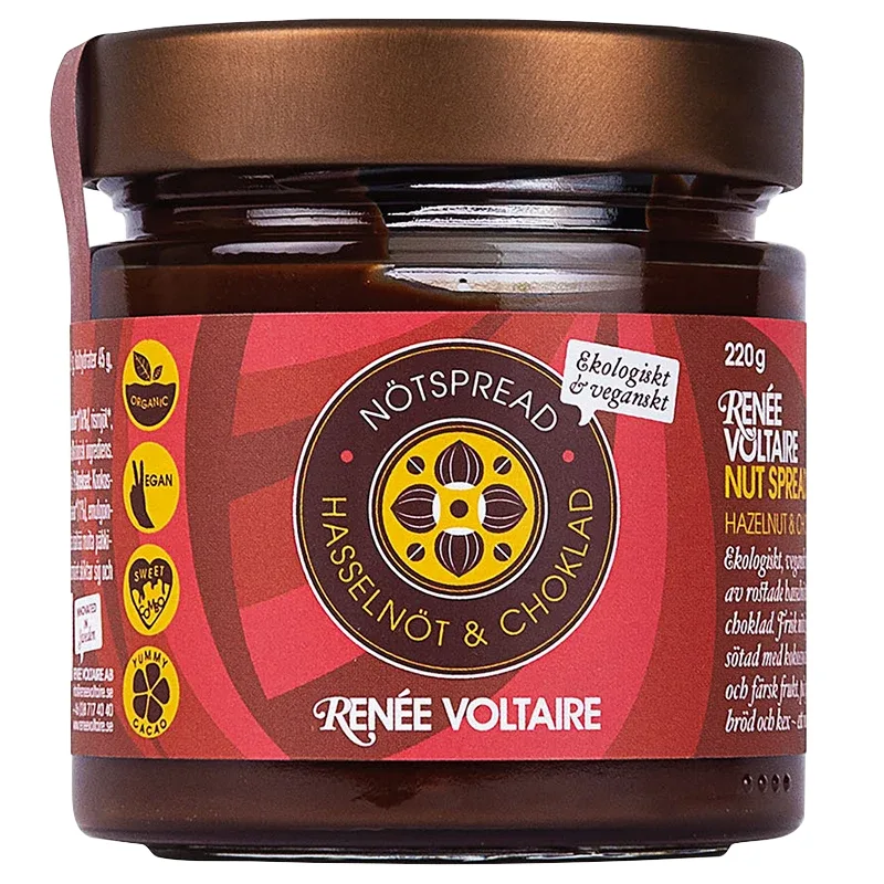 Renée Voltaire Nötspread Hasselnöt & Choklad 220 g - Choklad & godis