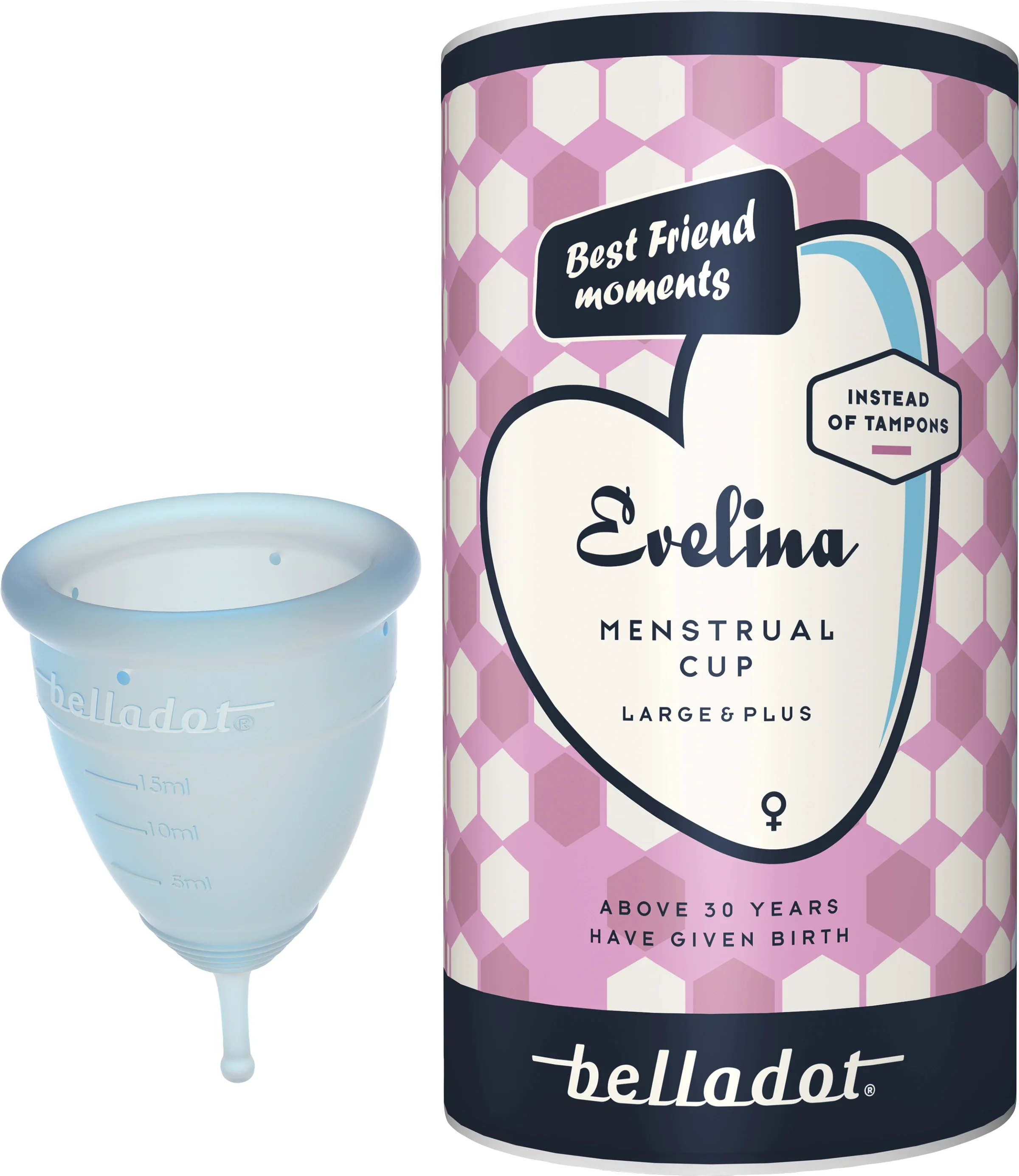 Belladot Evelina Menskopp 1 st Large & Plus - Menskopp