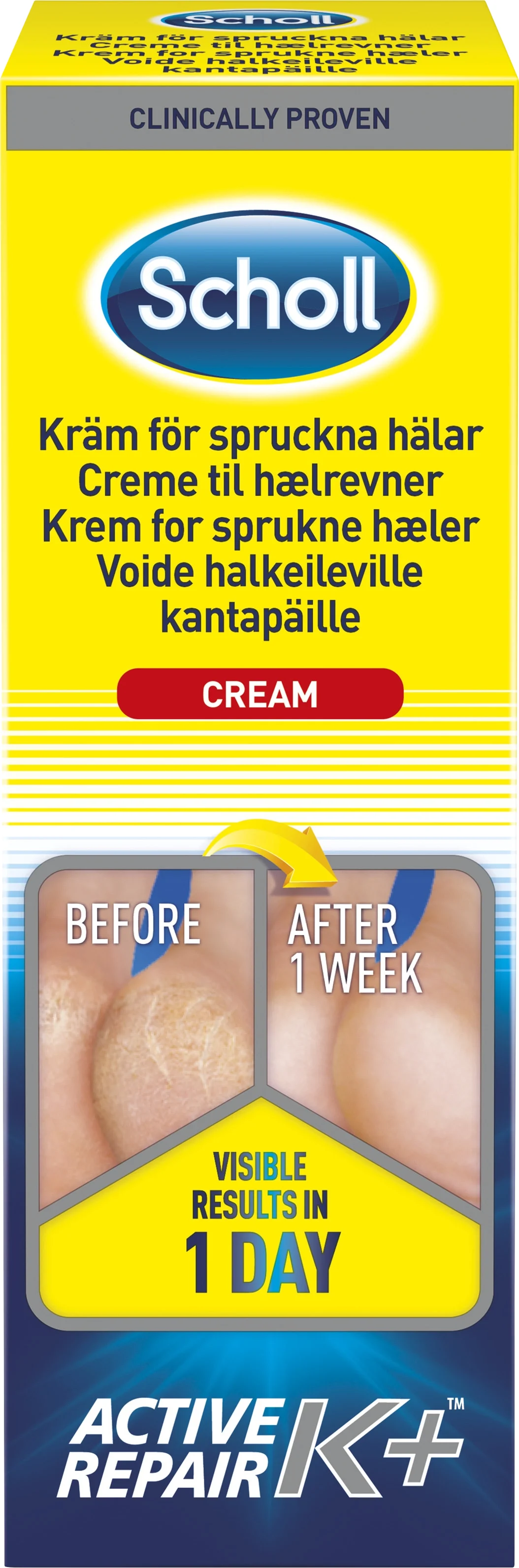 Scholl Active Repair K+ 60 ml - Fotkräm & fotsalva